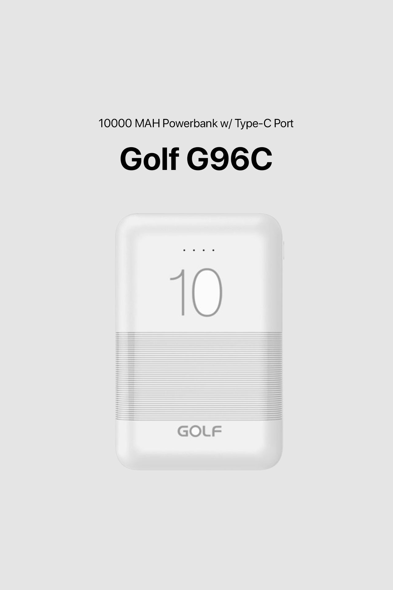 Golf G96C 10000 MAH Powerbank