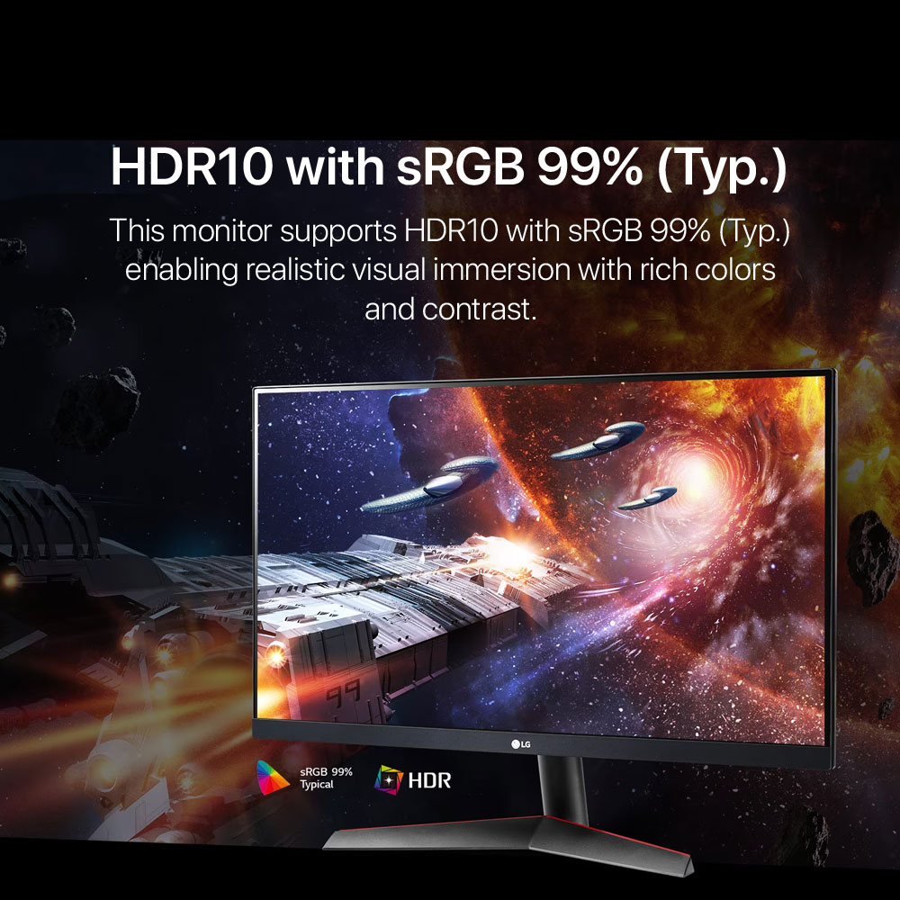 27” UltraGear™ Full HD IPS 1ms (GtG) Gaming Monitor