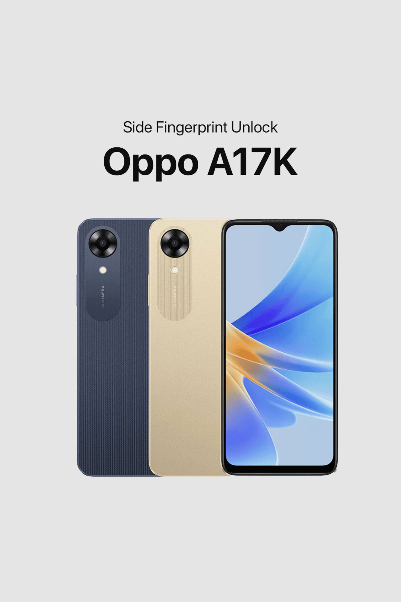 oppo a17k fingerprint