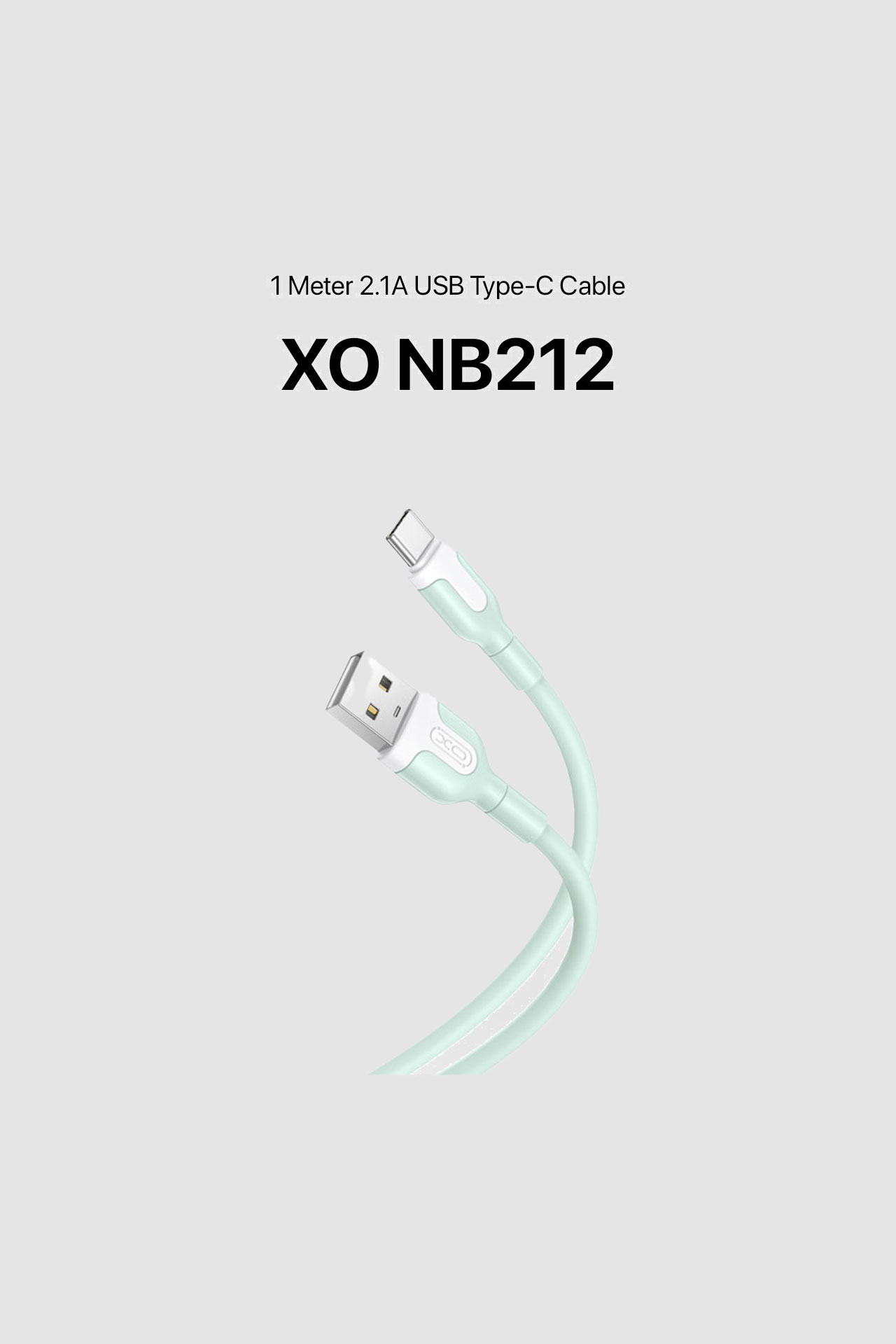 XO NB212 1 Meter 2.1A USB Type-C Cable