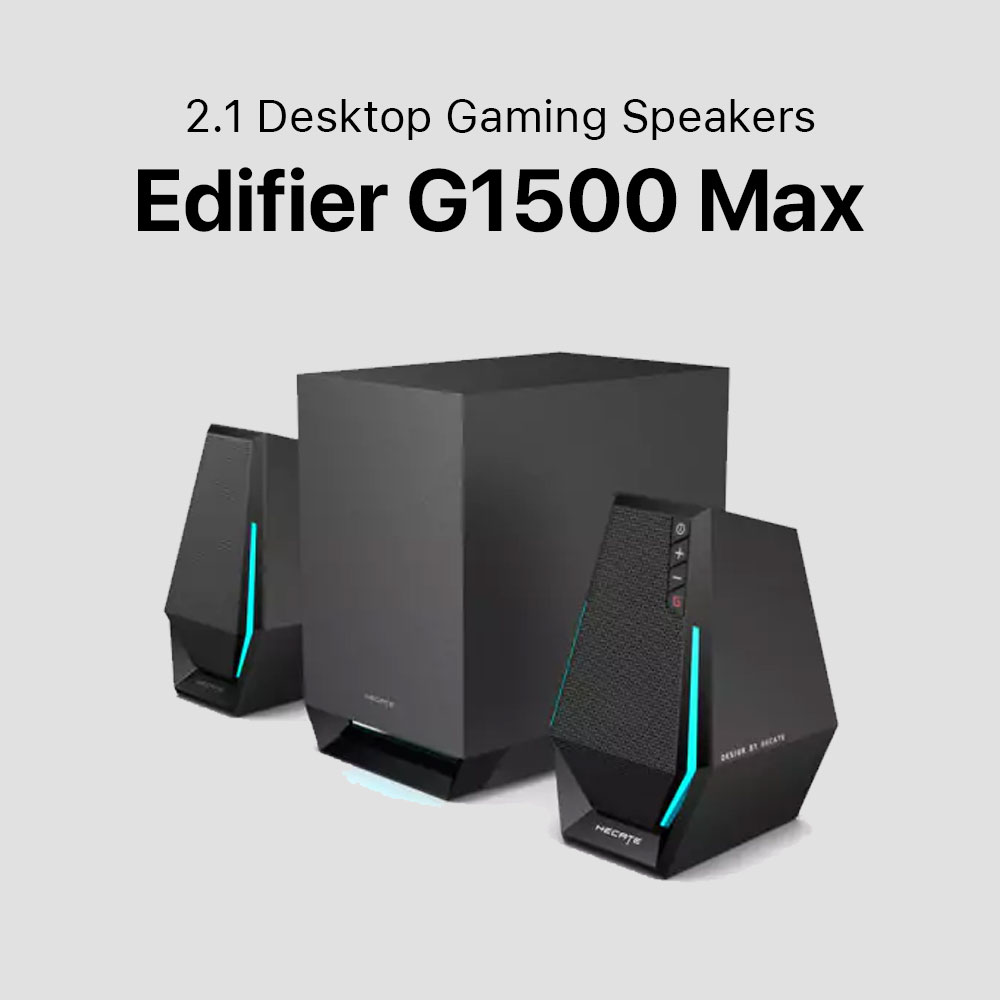 Edifier G1500 MAX Altavoces de Sobremesa 2.1 Gaming Bluetooth 30W RMS