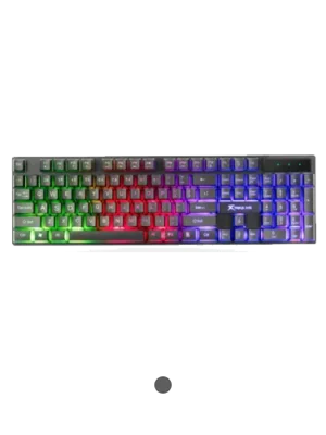 XTRIKE ME Rainbow Backlight Membrane Gaming Keyboard KB-305