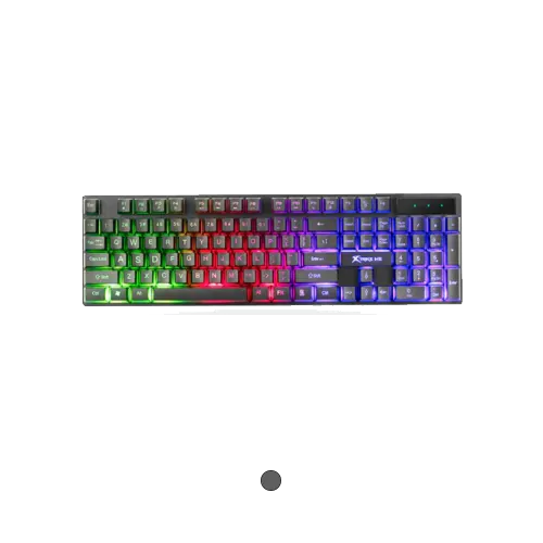 XTRIKE ME Rainbow Backlight Membrane Gaming Keyboard KB-305