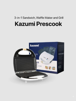 Kazumi Prescook 3-in-1 Sandwich, Waffle Maker and Grill