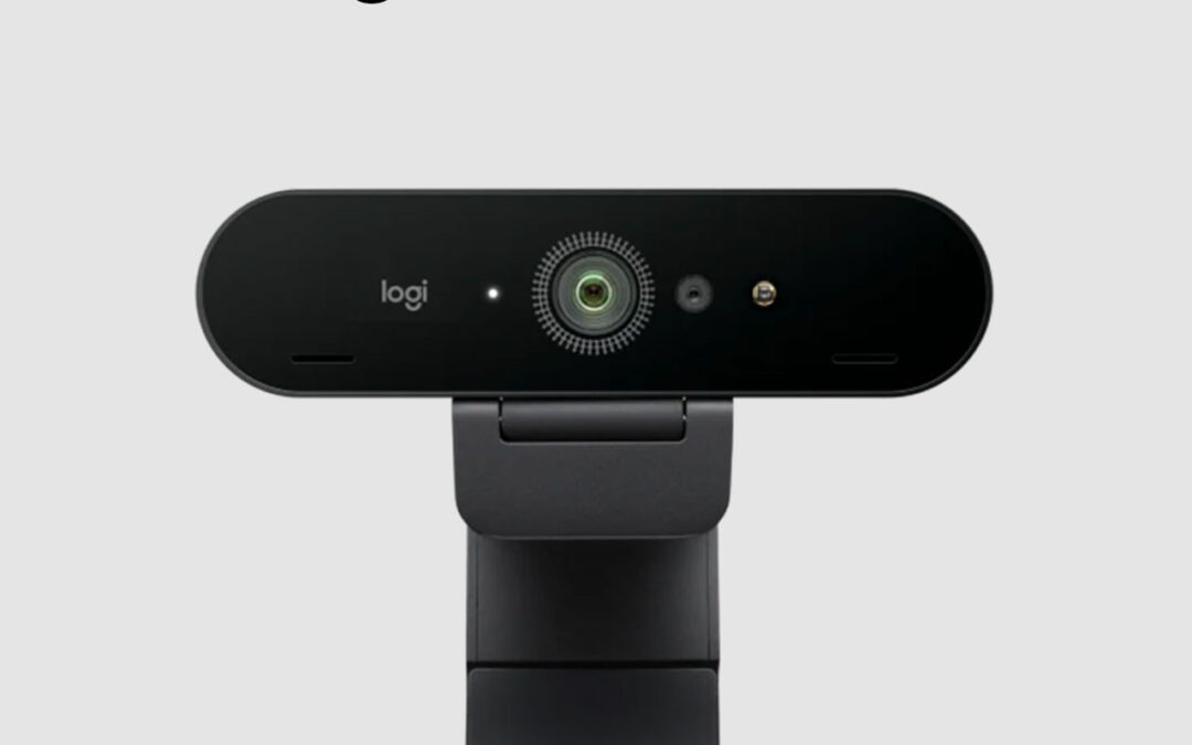 Logitech Brio 4K Webcam with HDR and noise-canceling mics