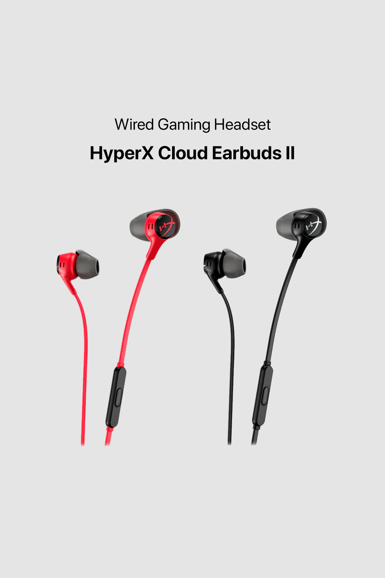HyperX Cloud Earbuds II RED