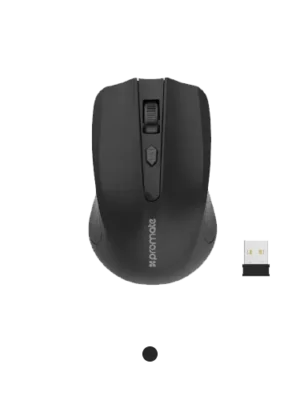 Promate Clix-8 | 2.4GHz Wireless Ergonomic Optical Mouse