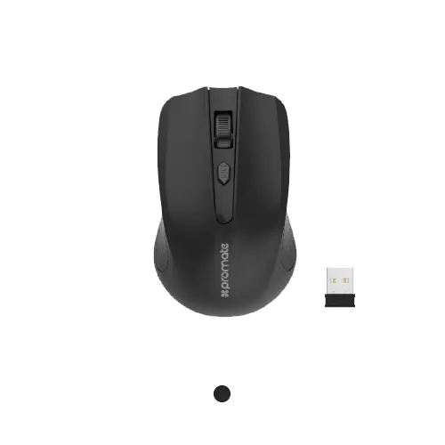 Promate Clix-8 | 2.4GHz Wireless Ergonomic Optical Mouse