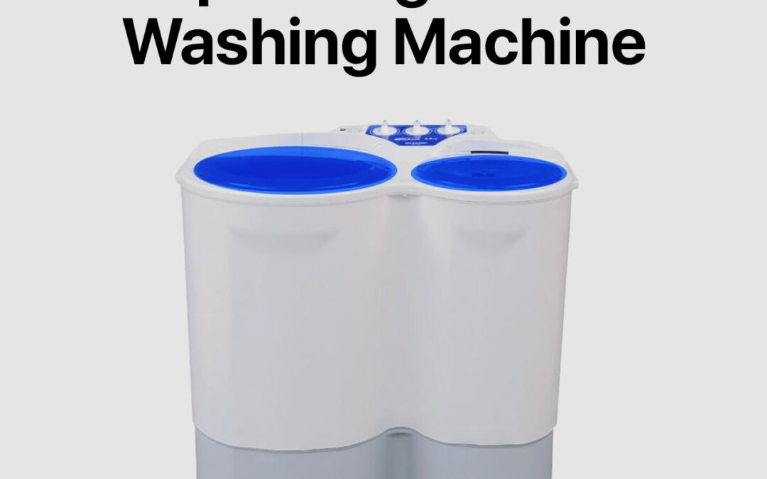 Sharp 9.5 kg Twin Tub Washing Machine (ES-9535T(BL))