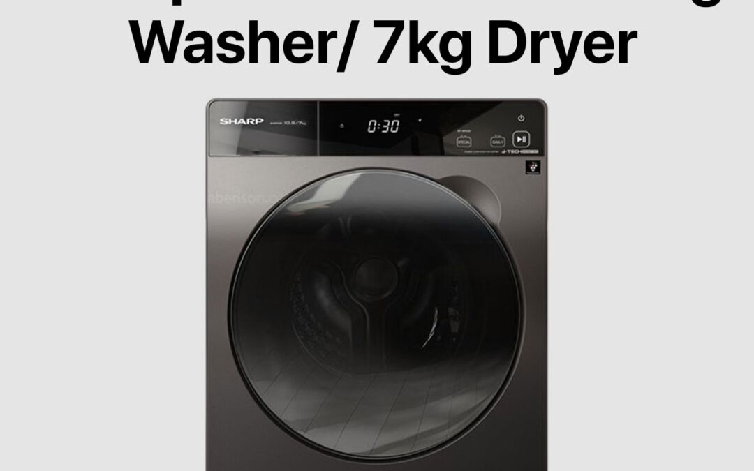 Sharp 10.5 kg washer / 7.0 kg dryer Combo Front Load Washing Machine