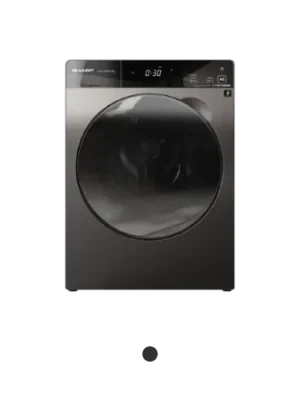 Sharp 10.5 kg Front Load Washing Machine (ES-FLW15BV-GY)