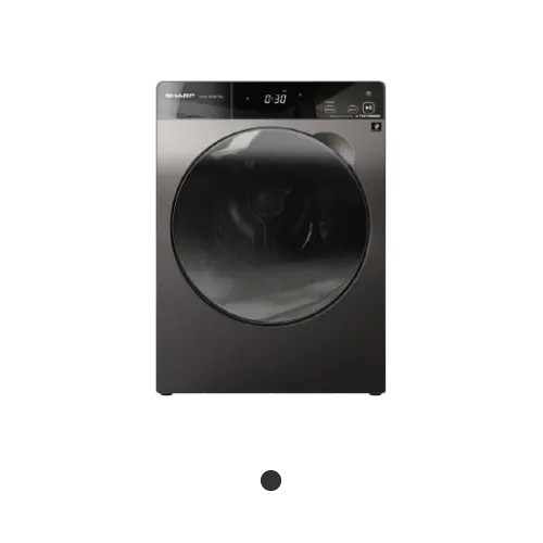 Sharp 10.5 kg Front Load Washing Machine (ES-FLW15BV-GY)