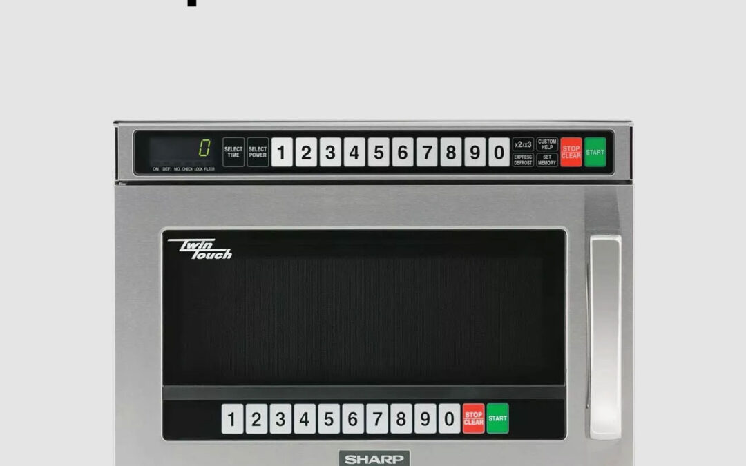 Sharp TwinTouchâ„¢ 1800 Watt Commercial Microwave Oven with Dual TouchPads (RCD1800M)