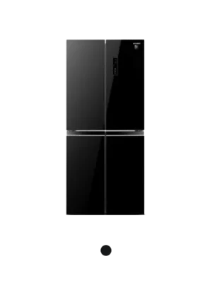 Sharp 16.7 cu. ft. Glass French Door Inverter Refrigerator (SJ-FLG16AVP-BK)