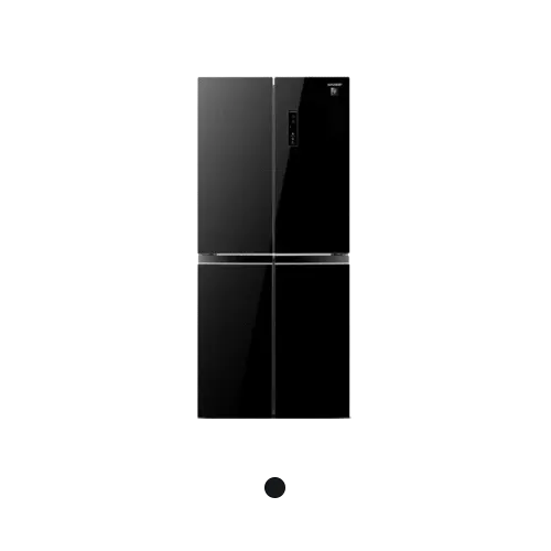 Sharp 16.7 cu. ft. Glass French Door Inverter Refrigerator (SJ-FLG16AVP-BK)