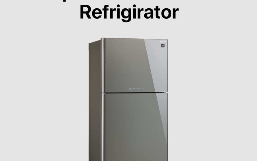 Sharp 20 cu. ft Two-Door No Frost Inverter Refrigerator (SJ-FTG18CVP-SL/BK)