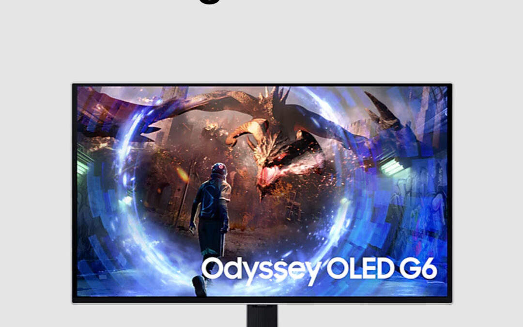 Samsung 27″ Odyssey OLED G6 QHD 360Hz Gaming Monitor
