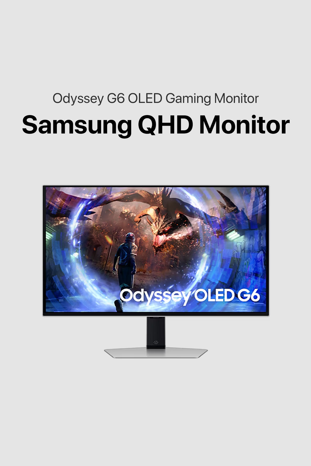 Samsung 27" Odyssey OLED G6 QHD 360Hz Gaming Monitor