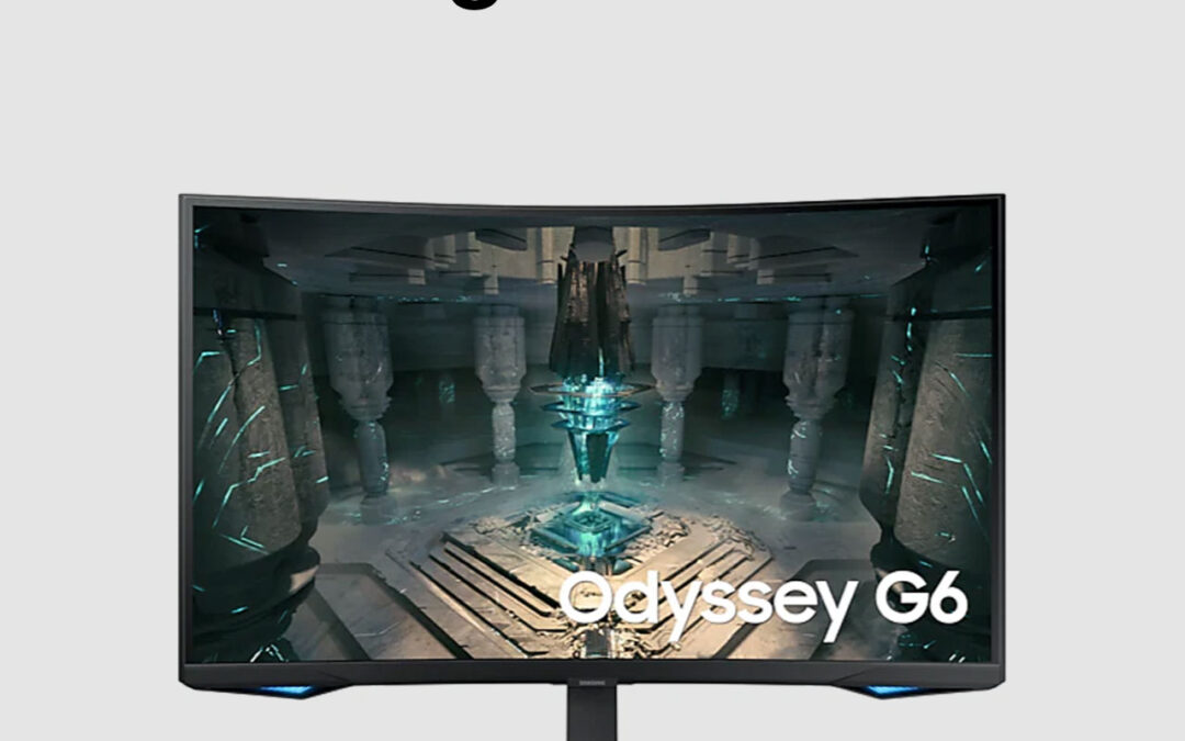 Samsung 32″ Odyssey G6 Curved QHD 240Hz Gaming Monitor