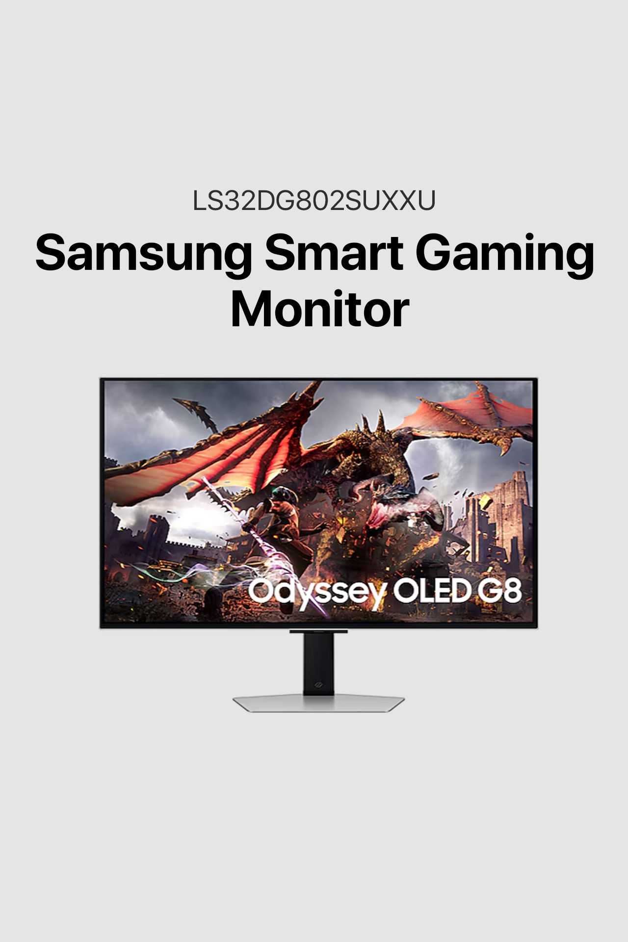 Samsung 32" Odyssey G8 OLED Smart Gaming Monitor