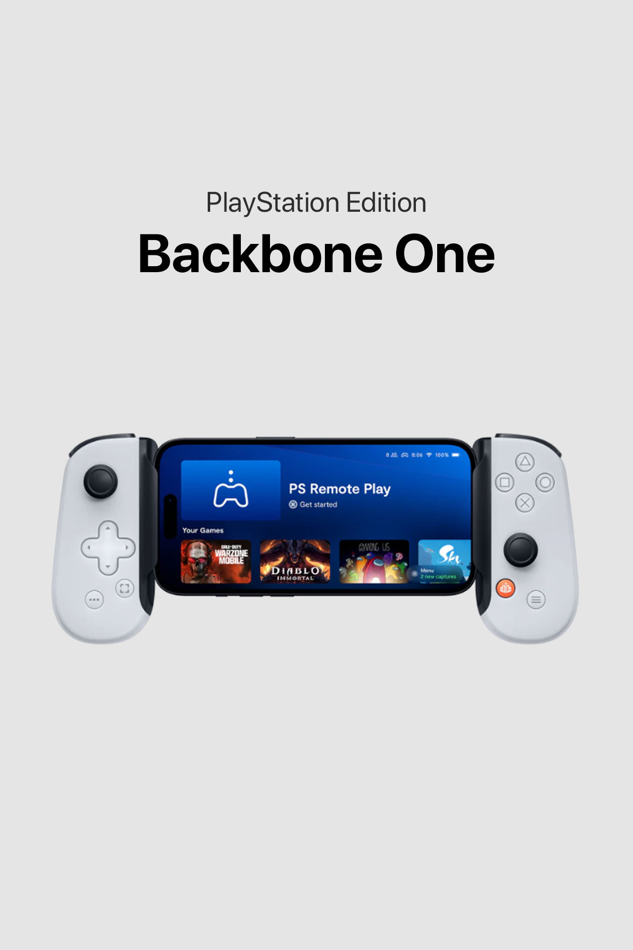 BACKBONE ONE, USB-C, PLAYSTATION EDITION WHITE