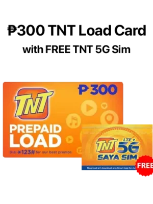 P300 TNT Load Card with FREE TNT 5G Sim