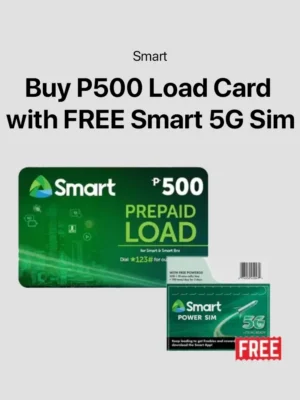 P500 Smart Load Card with FREE Smart 5G Sim