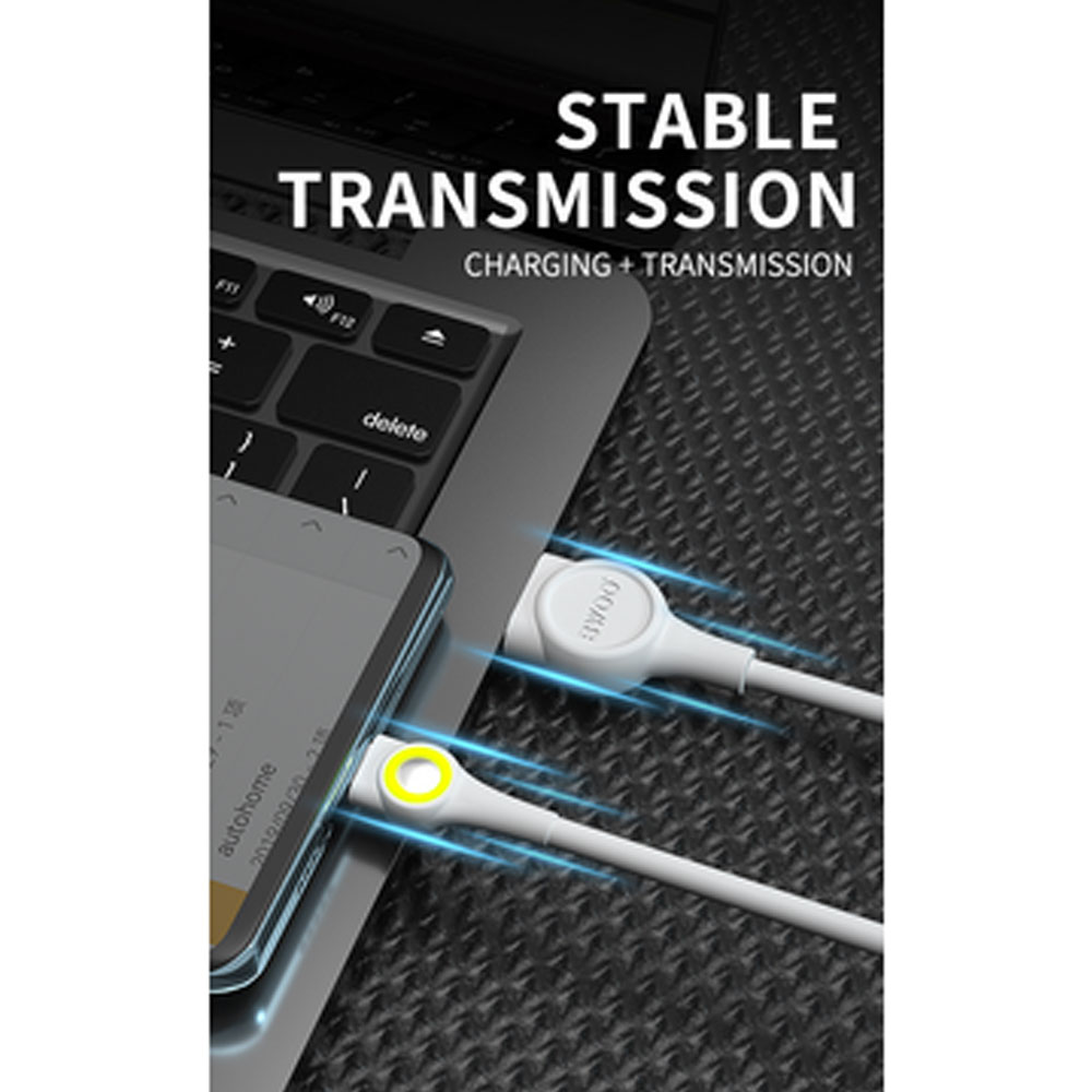BWOO BO-X213L USB-A to Lightning Cable - Image 2