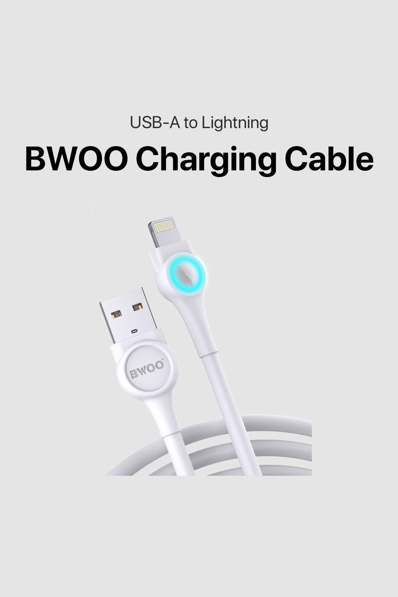 BWOO BO-X213L USB-A to Lightning Cable