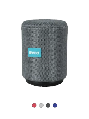 BWOO BS-50 Cylindrical Mini Portable Wireless Speaker