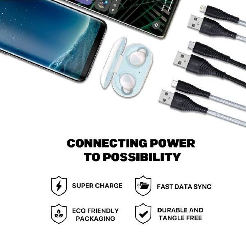 Jaguar Electronics CG53 3.0A 0.5 Meter Fast Charging Data Cable - Image 4