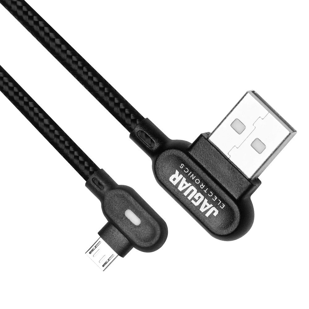 Jaguar Electronics CG82 3.0A 0.5 Meter Fast Charging Data 90 Degree Cable - Image 2