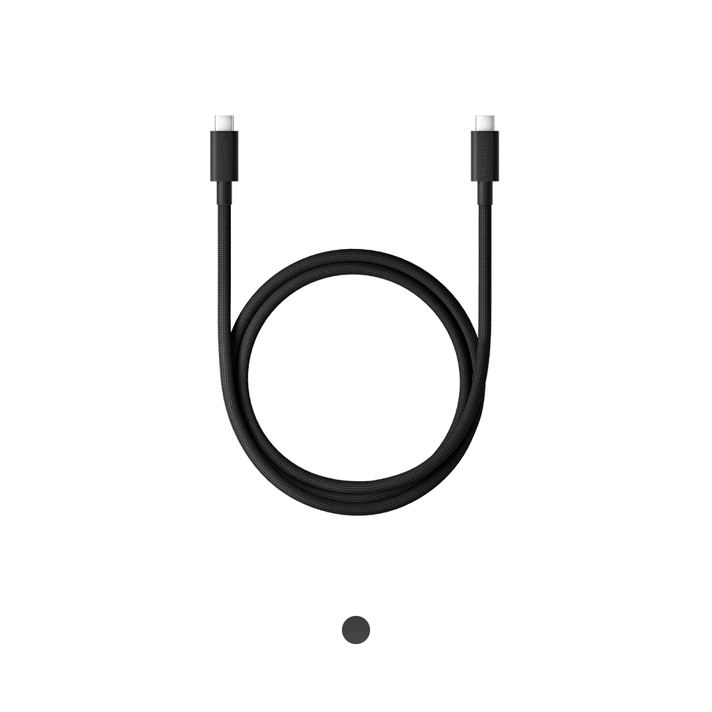 Xiaomi 6A High-Speed USB4 Braided USB-C to USB-C Cable (1m)