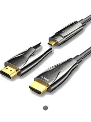 Vention Detachable Optical HDMI-A Male to HDMI-D + HDMI-A Male 4K Cable