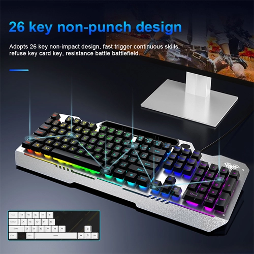 Aula T102 Wired Keyboard & Mouse Combo - Image 2