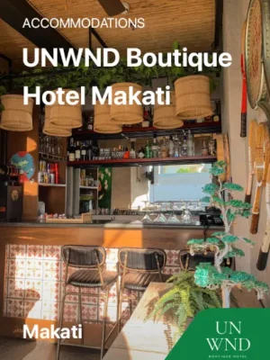 E-GIFT UNWND Boutique Hotel Makati