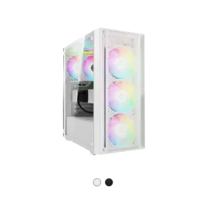 Gamedias Aura GC2 Elite ARGB Perforated ARGB Mid-Tower Case
