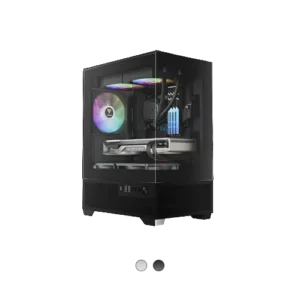 Gamedias Aira GC9M Elite ARGB Compact Panoramic ARGB Micro-Tower Case