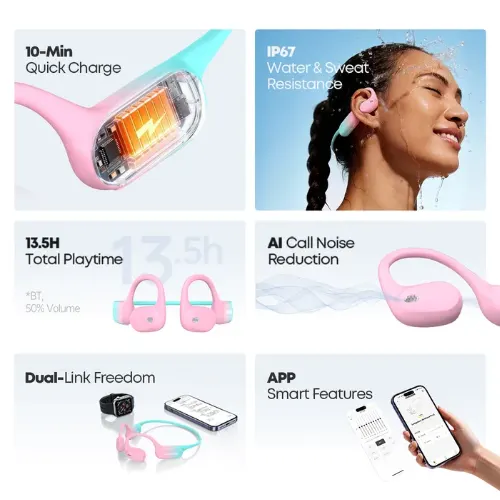 Langsdom AirWave Pro2 - Open-Ear Sports Headphones - View 2