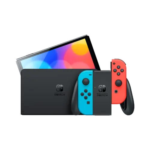 Nintendo Switch OLED with FREE Animal Crossing: New Horizons - View 2
