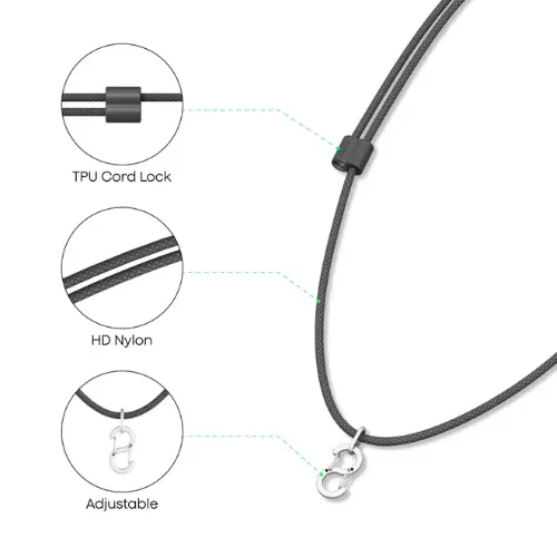 Plaud Note Pin Lanyard - View 3