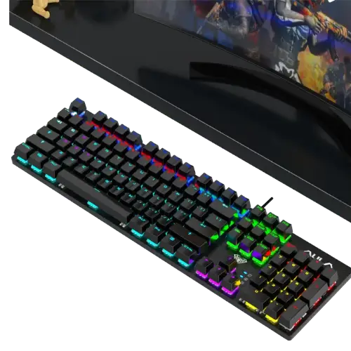 AULA S2022 Wired Mechanical Gaming Keyboard - View 2