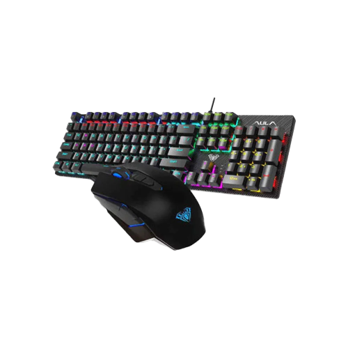 AULA T640 Mechanical Wired Gaming Keyboard & Mouse Combo