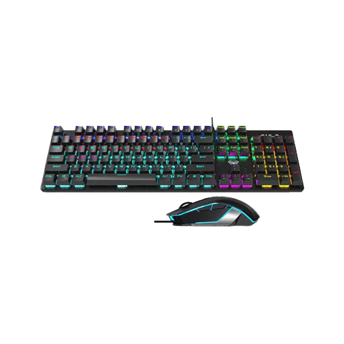 AULA T640 Mechanical Wired Gaming Keyboard & Mouse Combo - View 3