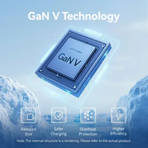 Vention 30W GAN Charger with Cable (TZ-FCEH0-US) - View 3