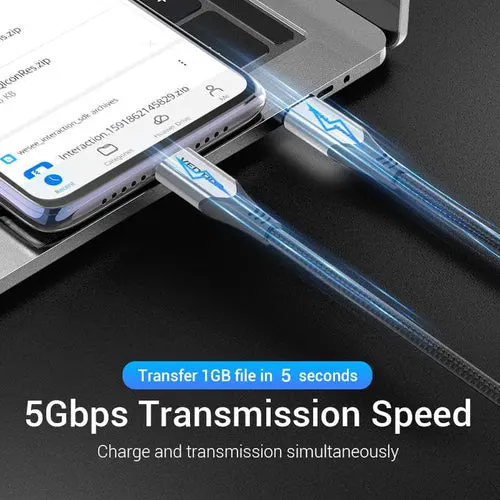 Vention USB-C to USB-C 3.1 Fast Charging & Video Sync Cable (TAAHD) - View 3