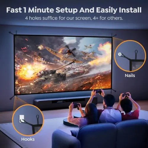Yaber YS-100F Projector Screen 100" YS-100F - View 2