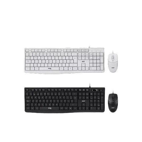 ACER EAK040 BK Wired Combo Keyboard and Mouse - Black - View 2