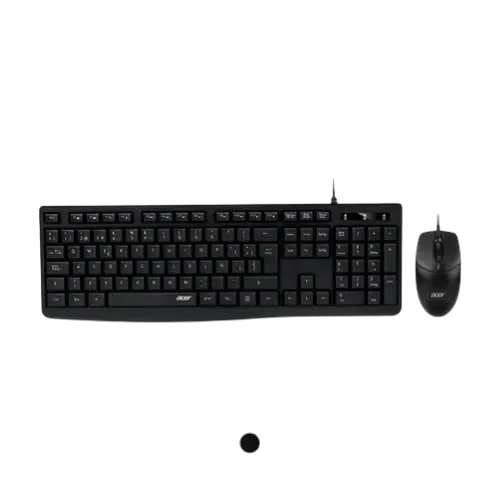 ACER EAK040 BK Wired Combo Keyboard and Mouse - Black