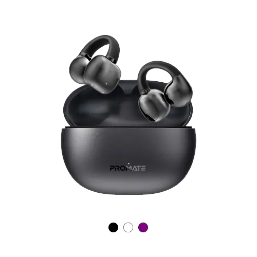 Promate AudioFit Open Ear Clip On TWS Earbuds w/ IntelliTouch